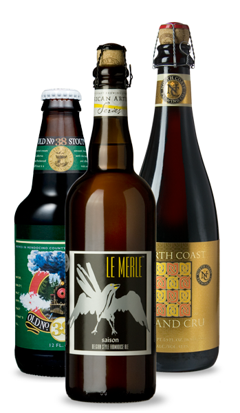 Merle-38-Grand-Cru North Coast Brewing Le Merle, Old No. 38 Stout, and Grand Cru