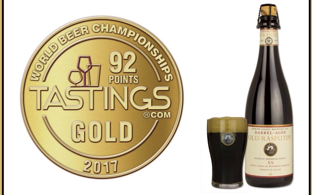 Barrel-Aged Old Rasputin XX Wins Gold Medal at World Beer Championships