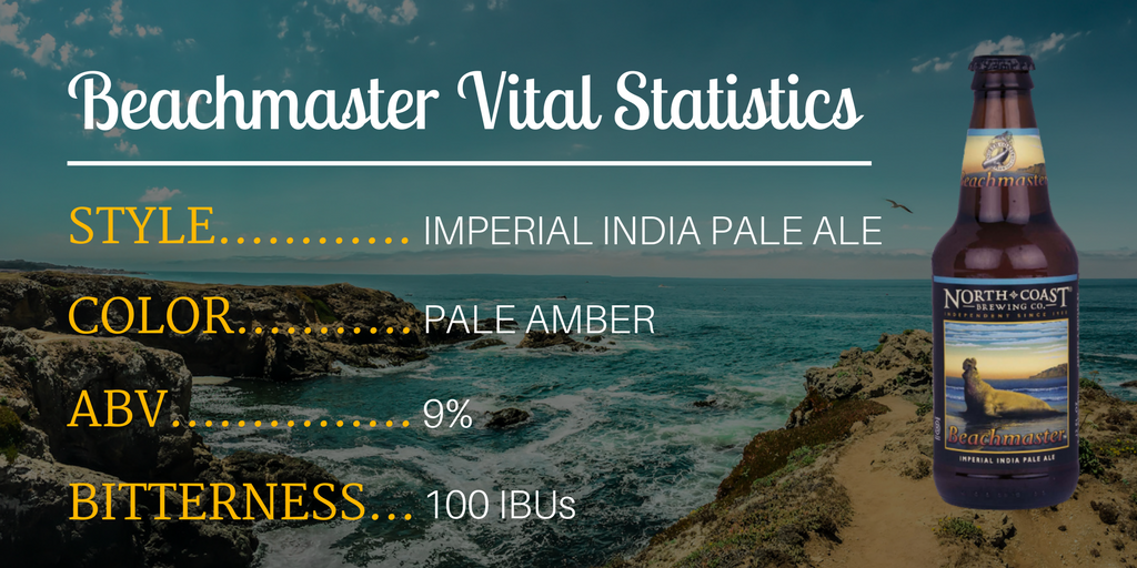 Beachmaster Imperial IPA vital statistics