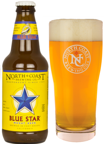 Details about   North Coast Blue Star Wheat Beer Mini Tap Handle 