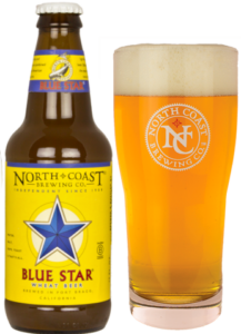 Blue Star bottle and pour