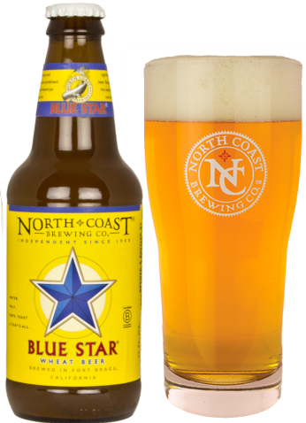 Blue Star Bottle and pour