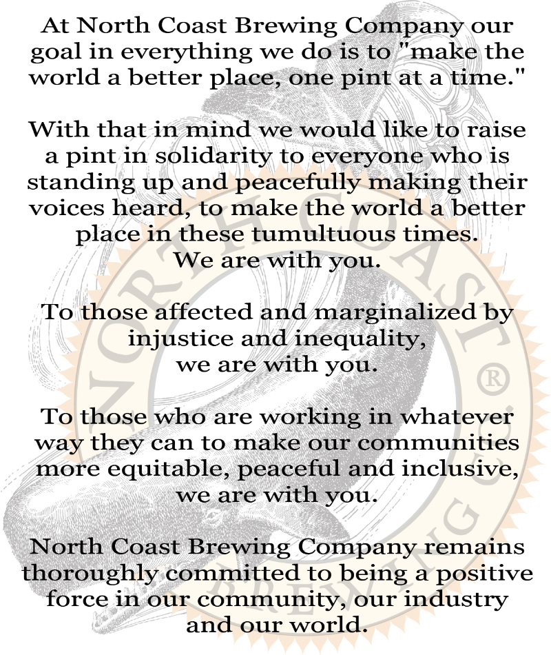 North Coast Brewing One Pint Initiative Statement