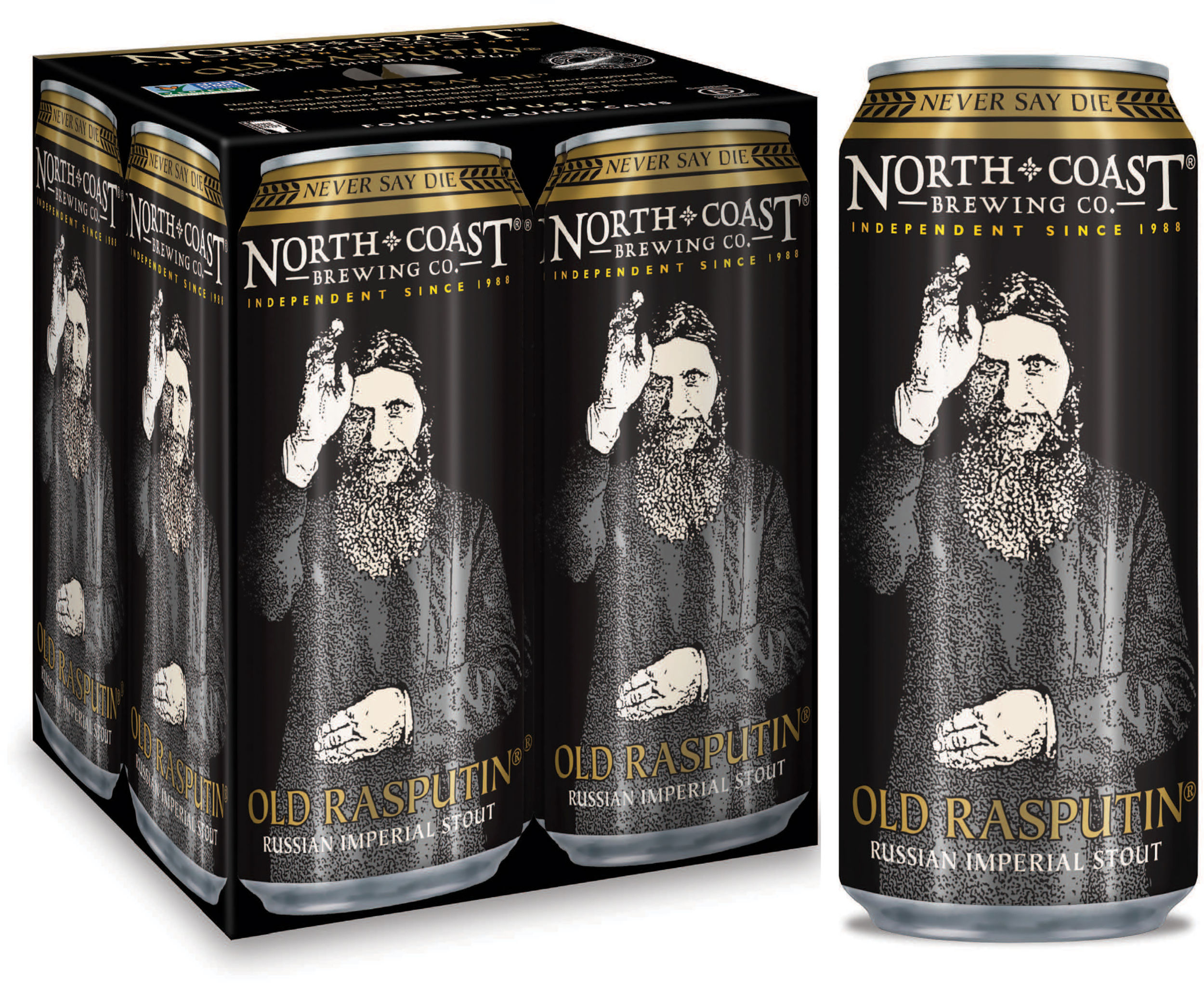 North Coast Brewing Company Announces Old Rasputin Russian Imperial Stout in Cans!