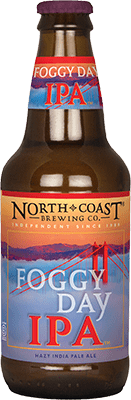 12oz bottle of Foggy Day IPA